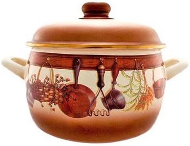 Enamel Pot 'Cookhouse' 2.2 Liters