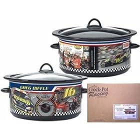 Rival Crock Pot Greg Biffle #16 Nascar Slow Cooker and Carrying Bag by Rival