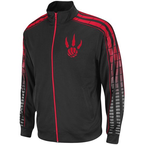 adidas Toronto Raptors Black Vibe Full Zip Track Jacket (Medium)