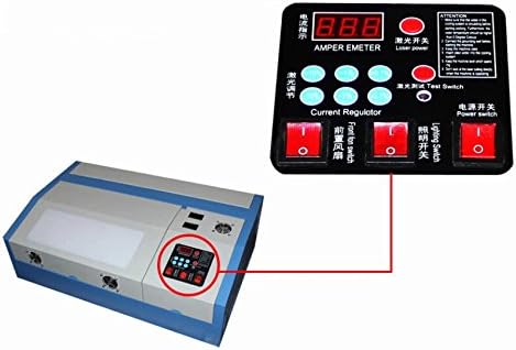 Co2 Laser Machine with USB Port 110/220v 40w 300*200mm Mini Laser Engraver Engraving Cutting Machine 3020 Laser Stamp Maker Supports CorelDRAW
