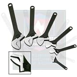 Buy 5pc CrV Black Adjustable Wrench Set, Pro-Series Tools by NEIKO Pro