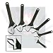 5pc CrV Black Adjustable Wrench Set, Pro-Series Tools