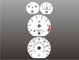 1996-2004 BMW E39 E38 E53 5 series White Face Gauges