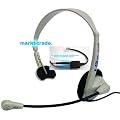 Telefon Headset f�r Callcenter mit Western Adapter RJ14/ RJ10 Telephon