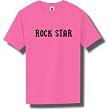 ROCK STAR Short Sleeve Bright Neon T-Shirt - Available in 5 bright colors
