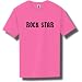 ROCK STAR Short Sleeve Bright Neon T-Shirt - Available in 5 bright colors