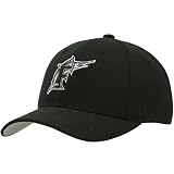 Twins Enterprises Florida Marlins Youth Black Shortstop Flex-Fit Hat