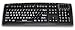 Low Vision Large Print Black Big Jumbo Characters USB Wired Keyboard - Perfect for Senior Citizens, Low Ligh, Low Vision, and Visually Impaired Seniors