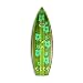 Infinity Instruments Surfboard Green Wall/Table Clock
