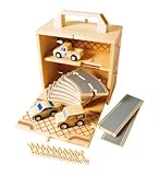 BOXSET Auto, Spielset aus Holz für unterwegs, 24 Teile - 