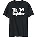 T-Shirt Mens Black " THE DOGFATHER Shiba Inu " Dogs T-Shirt Mens Black " THE DOGFATHER Shiba Inu " Dogs