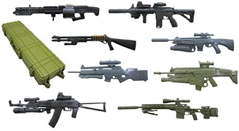 DUBUFFE 1/6 scale prefabricated weapon model NEW 8 type case 8 pieces DF original set [DF376]