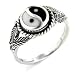 Sterling Silver Yin-Yang Ring Size 5.5