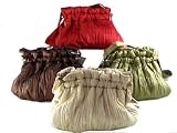 Bewitched Accessories Pretty Occasion Bag In Crinkle Fabric
