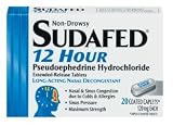 Sudafed 12 Hour Caplets Non-drowsy,size:20