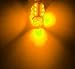 Pair of 3157 Amber 20 LED Hyper LED Light Miniature Bulbs Wide View Angle (2 bulbs pe...