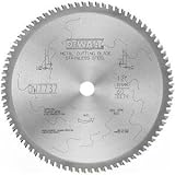 DeWalt DW7737 12-Inch 60 Tooth Modified ATB Heavy Gauge Ferrous Metal Cutting Saw Blade with 1-Inch Arbor
