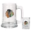 Chicago Blackhawks NHL Boilermaker Set - Primary Logo by Great American Products