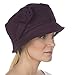 Sakkas Womens Wool Blend Foldable Cloche Bucket Hat with Flower Accent
