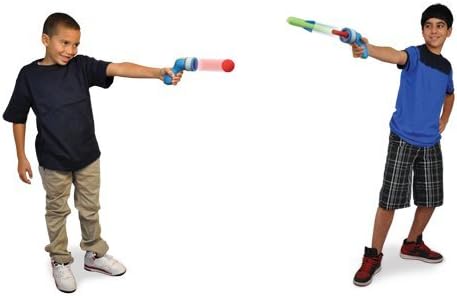 Pump Rocket Duo Foam Blaster Squeeze &amp; Shoot with Rockets &amp; Ammo Balls