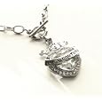 Large Crystal Heart Necklace
