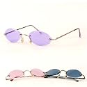 Dollar Shades Tiny Rimless Fashion Sunglasses 806