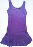 Raya Sun Crinkle Cotton Dip Die Flounce Dress in 4 colors. Missy sizes S-XL