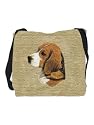 Woven Tote Bag - Choose Beagle, Bichon Frise, Boxer & Pup OR Chihuahua USA MADE - Art by Robert May