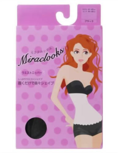 ミラクルックス ウエストニッパー ブラック L