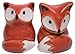 Super Cute Foxy Ceramic Salt and Pepper Shakers Set in a Gift Box