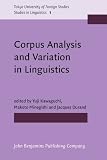 Corpus analysis and variation in linguistics
