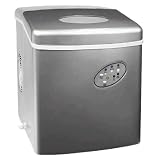 Haier HPIM26S Portable Countertop Ice Maker, Silver