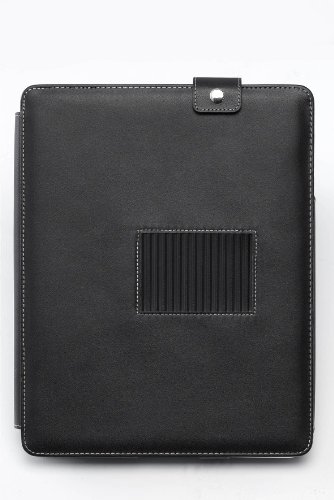Ctcstore Genuine Leather multi-view Case/Folio with Stand Feature for Apple iPad Wifi / 3G Model 16GB, 32GB, 64GB - (Black)