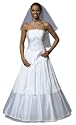 Hochzeitskleid Brautkleid Ballkleid "Cinderella" mit Schnürung, Creme