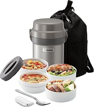 Zojirushi SL-JAE14 Mr. Bento Stainless Steel Lunch Jar, Silver $35.89