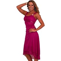 Womens One Shoulder Sleeveless Formal Bridesmaids Evening Party Dress