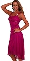 Womens One Shoulder Sleeveless Formal Bridesmaids Evening Party Dress