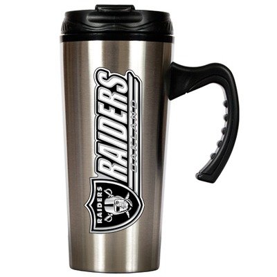 Oakland Raiders NFL 16oz Stainless Steel Travel Mug