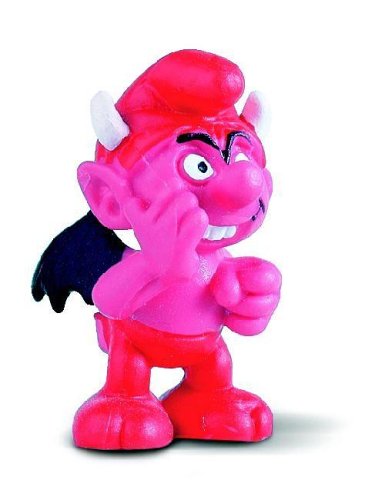 Childrens Toyshop  Toys : Schleich Little Devil 2" Smurf