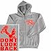 YOUTH ATTACK - Robot - Gray Zip-Up Hoodie