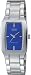 Casio Women's Core LTP1165A-2C Silver Stainless-Steel Analog Quartz Watch with Blue Dial