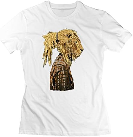 Women's Lion Rasta Hair Funny 2016 100% Cotton Tshirt