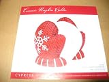 Red Mittens Ceramic Napkin Holder