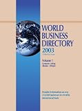Review Thomson Gale  / World Business Directory 2003 (World Business Directory)