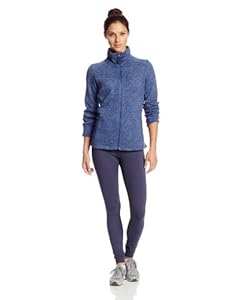 Charles River Apparel Women's Heathered Fleece Jacket, Blue Heather, X-Small