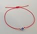 MINI Evil Eye Of Protection Red String Bracelet by The Artsy Nomad; Unisex