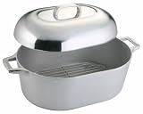 Farberware 15 Inch Covered Aluminum Roaster w/Rack