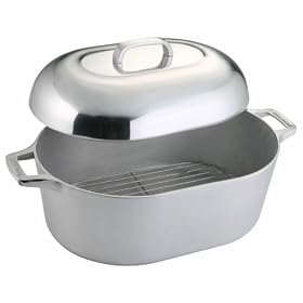 Farberware 15 Inch Covered Aluminum Roaster w/Rack
