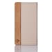 Simplism iPhone 4S/4 ���J�� PU���U�[ �t���b�v�m�[�g�P�[�X IC�J�[�h�|�P�b�g�t �x�[�W���z���C�g TR-FNIPN-BW