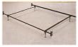 Twin or full size bed frame for headboard and footboard